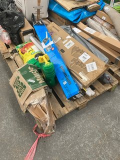 PALLET OF ASSORTED ITEMS TO INCLUDE RAXSINYER RAISED GARDEN BEDS 2 PACK: LOCATION - A7 (KERBSIDE PALLET DELIVERY)