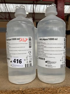 (COLLECTION ONLY) 10 X WILAQUA 100ML STERILE WATER: LOCATION - BR15