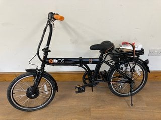 (COLLECTION ONLY) EBIKE QDOS INFUSION FOLDING ELECTRIC BIKE IN BLACK RRP - £699: LOCATION - B7