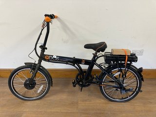 (COLLECTION ONLY) EBIKE QDOS INFUSION FOLDING ELECTRIC BIKE IN BLACK RRP - £699: LOCATION - B7