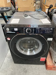 HOOVER H-WASH 500 14KG WASHING MACHINE IN BLACK MODEL : HW414AMBCB: LOCATION - B3