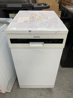 ELECTRIQ SLIMLINE FREESTANDING DISHWASHER IN WHITE MODEL : EQDW45PW: LOCATION - B3