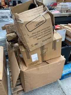 PALLET OF ASSORTED APPLIANCE ITEMS SPARES & REPAIRS TO INCLUDE INCOMPLETE BBQ COMPONENTS: LOCATION - B3 (KERBSIDE PALLET DELIVERY)