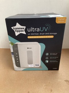 TOMMEE TIPPEE ULTRA UV STERILISER, DRYER AND STORAGE SYSTEM: LOCATION - AR3