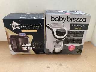 2 X ASSORTED BABY CARE ITEMS TO INCLUDE TOMMEE TIPPEE PERFECT PREP DAY & NIGHT FORMULA FEED MAKER: LOCATION - AR7