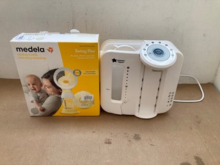 2 X ASSORTED BABY CARE ITEMS TO INCLUDE MEDELA SWING FLEX: LOCATION - AR7