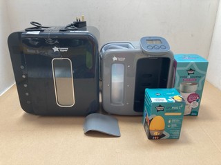 QTY OF ASSORTED BABY CARE ITEMS TO INCLUDE TOMMEE TIPPEE GRO EGG 2 ROOM THERMOMETER: LOCATION - AR8