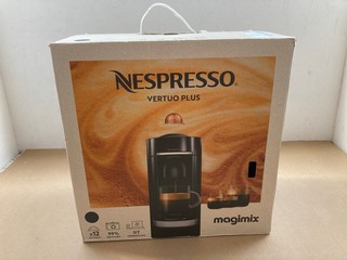 NESPRESSO MAGIMIX VERTUO PLUS COFFEE MACHINE IN BLACK: LOCATION - AR9