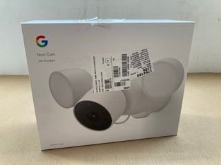 GOOGLE OUTDOOR WIRED NEST CAM WITH FLOODLIGHT IN WHITE: LOCATION - AR9