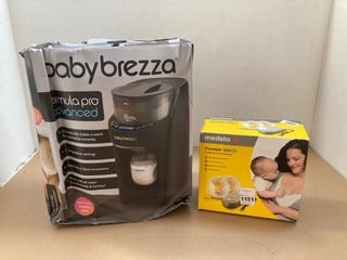 BABY BREZZA FORMULA PRO ADVANCED BABY BOTTLE MAKER TO ALSO INCLUDE MEDELA FREESTYLE HANDS FREE DOUBLE ELECTRIC BREAST PUMP: LOCATION - AR9