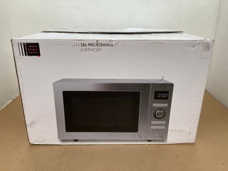 JOHN LEWIS & PARTNERS 25L 900W MICROWAVE MODEL: JLSMWO09: LOCATION - A8T