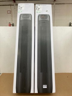 2 X JOHN LEWIS & PARTNERS 30'' TOWER FANS: LOCATION - A8T