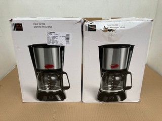 2 X JOHN LEWIS & PARTNERS DRIP FILTER COFFEE MACHINES: LOCATION - A8T