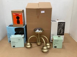 QTY OF ASSORTED JOHN LEWIS & PARTNERS LIGHTING TO INCLUDE MOROCCAN OUTDOOR LINE LIGHT - 20 LIGHTS: LOCATION - A7T