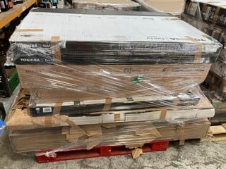 PALLET OF ASSORTED SPARES & REPAIRS TV'S ( PCB BOARDS REMOVED): LOCATION - A2 (KERBSIDE PALLET DELIVERY)