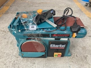 WOOD WORKER BELT & DISC SANDER RRP £145 MODEL: CS4-6E: LOCATION - A6