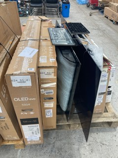 PALLET OF ASSORTED SPARES & REPAIRS TV'S ( PCB BOARDS REMOVED): LOCATION - A5 (KERBSIDE PALLET DELIVERY)