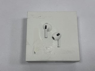 APPLE AIRPODS (3RD GENERATION) WIRELESS EARPHONES (ORIGINAL RRP - £179) IN WHITE: MODEL NO A2564 A2565 A2566 (WITH BOX) [JPTM122031]