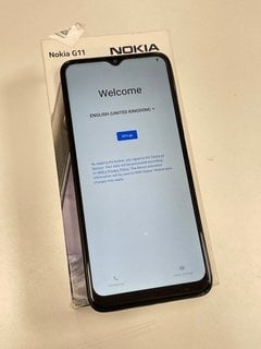 NOKIA G11 64GB SMARTPHONE IN CHARCOAL: MODEL NO TA-1401 (WITH BOX, CHARGER & CABLE). NETWORK UNLOCKED [JPTM122045]