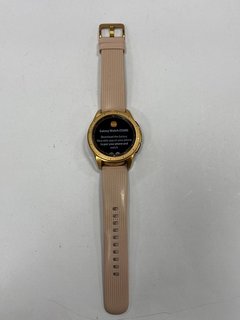 SAMSUNG GALAXY WATCH 42MM SMARTWATCH IN GOLD: MODEL NO SM-R810 (UNIT ONLY) [JPTM122155]