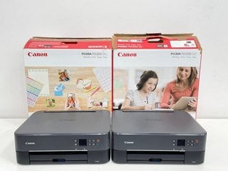 QTY OF 2 CANON PIXMA TS5350I 3-IN-1 PRINTERS IN BLACK. [JPTM122161]