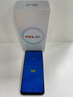 TCL 30+ 128GB SMARTPHONE: MODEL NO T676K (BOXED WITH CHARGING CABLE & CASE). NETWORK UNLOCKED [JPTM122055]