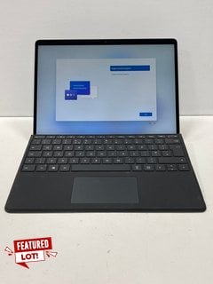 MICROSOFT SURFACE PRO 9 256 GB LAPTOP IN GRAPHITE: MODEL NO 2038 (WITH CHARGING CABLE). INTEL CORE I5-1235U @ 1.30GHZ, 8 GB RAM, 13.0" SCREEN, INTEL IRIS XE GRAPHICS [JPTM122016]