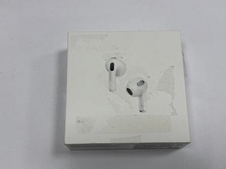 APPLE AIRPODS (3RD GENERATION) WIRELESS EARPHONES (ORIGINAL RRP - £179) IN WHITE: MODEL NO A2564 A2565 A2566 (WITH BOX) [JPTM122025]