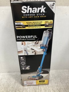 SHARK ANTI HAIR WRAP CORDED STICK VACUUM CLEANER RRP - £172: LOCATION - G15