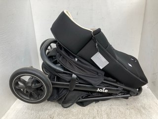 JOIE FLEX STROLLER IN BLACK TO INCLUDE RED KITE SNUGGO PADDED INSERT: LOCATION - E10