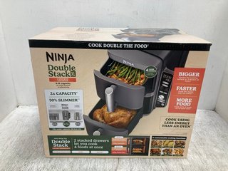 NINJA DOUBLE STACK XL 2 DRAWER VERTICAL AIR FRYER MODEL: SL400UK RRP - £229.99: LOCATION - E0