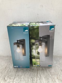 2 X EGLO BOVALONE OUTDOOR LIGHTS: LOCATION - E14