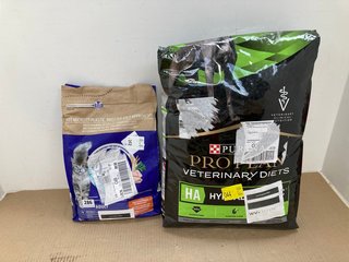 2 X PURINA PET FOOD TO INCLUDE PURINA ONE ADULT CAT FOOD - BBE:; 10.2025: LOCATION - E15