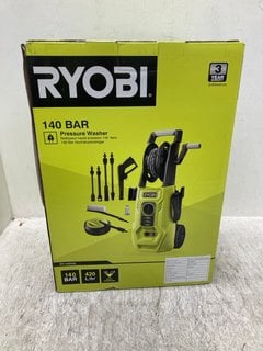 RYOBI AC 140 BAR PRESSURE WASHER RRP - £141: LOCATION - E1