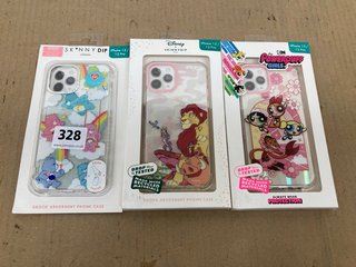 3 X SKINNY DIP PHONE CASES TO INCLUDE CARE BEARS CLEAR FOR IPHONE 12/12 PRO: LOCATION - E17