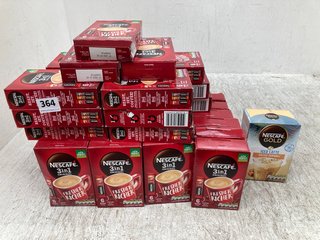 QTY OF NESCAFE 3-IN-1 INSTANT COFFEE SACHETS - BBE: 07.2024: LOCATION - F18