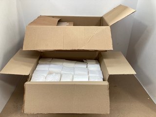 2 X BOXES OF FOLDED UP COTTON PADS: LOCATION - F16