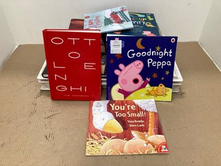 QTY OF ASSORTED BOOKS TO INCLUDE YOU'RE TOO SMALL BY SHEN RODDIE AND STEVE LAVIS: LOCATION - F13