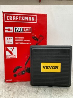 CRAFTSMAN CORDED EDGER TO INCLUDE VEVOR ADJUSTABLE DRILL BIT KIT: LOCATION - E2