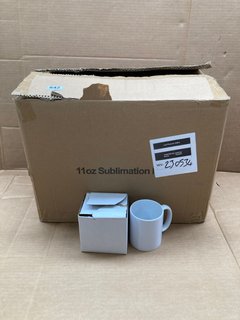 BOX OF 11OZ SUBLIMATION MUGS: LOCATION - F3