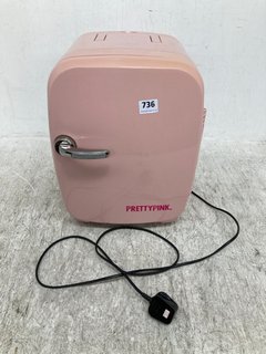 PRETTY PINK MINI FRIDGE AND HEATER IN LIGHT PINK: LOCATION - G2