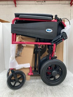 DAYS ESSENTIAL WHEELCHAIR IN RED: LOCATION - E3