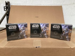 3 X STAR WARS LEGION STORMTROOPERS UNIT EXPANSION PACKS (SEALED): LOCATION - G10