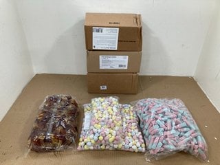 3 X BOXES OF SWEETS TO INCLUDE FIZZY BUBBLEGUM BOTTLES - BBE: 10.2025: LOCATION - E5