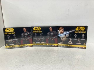 3 X ASSORTED STAR WARS HELLO THERE GENERAL KENOBI AND YOU HAVE SOMETHING I WANT MOFF GIDEON PACKS (SEALED): LOCATION - G12