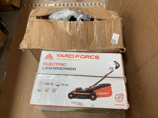 BLACK AND DECKER LAWNMOWER TO INCLUDE YARD FORCE ELECTRIC LAWNMOWER: LOCATION - G13