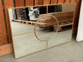 MINDY BROWNES NADINE WALL MIRROR IN ANTIQUE GOLD FRAME FINISH: LOCATION - D7