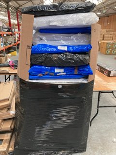 PALLET OF ASSORTED COT BED MATTRESSES: LOCATION - B9 (KERBSIDE PALLET DELIVERY)