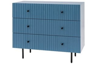 BUCKHURST 3 DRAWER CHEST IN BLUE - RRP £499: LOCATION - B2