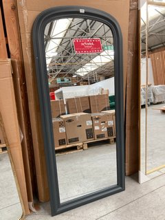 GALLERY INTERIORS SHERWOOD ARLINGTON LEANER MIRROR IN LEAD: LOCATION - C5